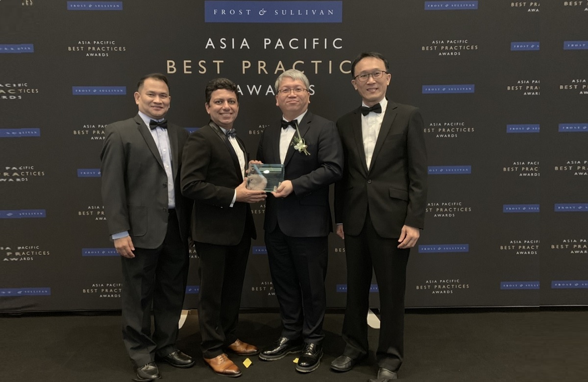 Frost & Sullivan’s Asia Pacific Best Practices Award 