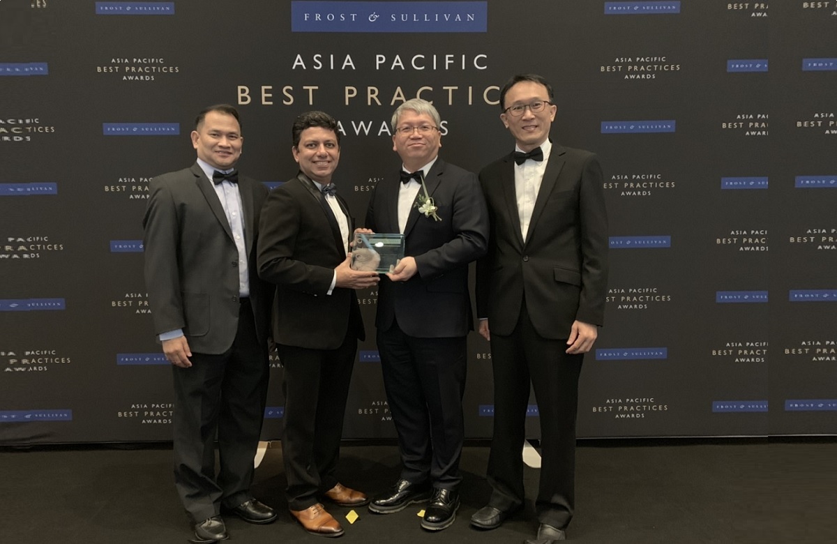Frost & Sullivan’s Asia Pacific Best Practices Award 