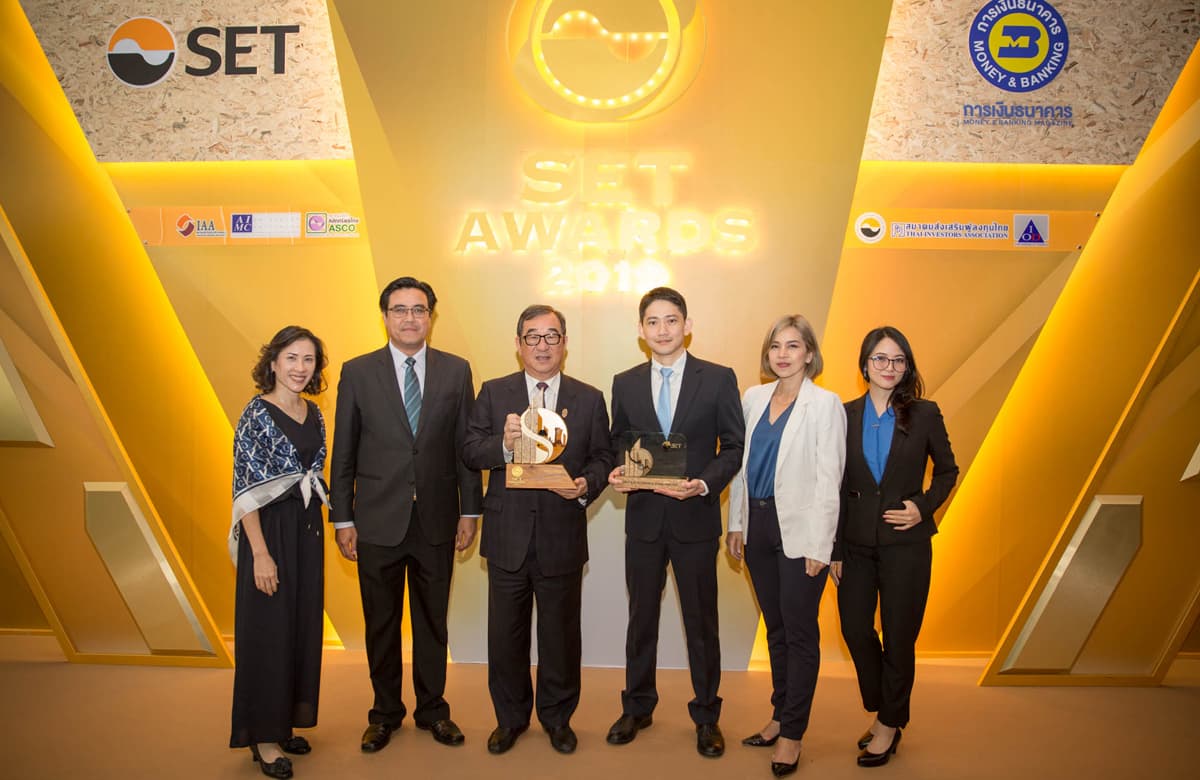 Best Sustainability Award and THSI Award at SET Sustainability Awards 2019