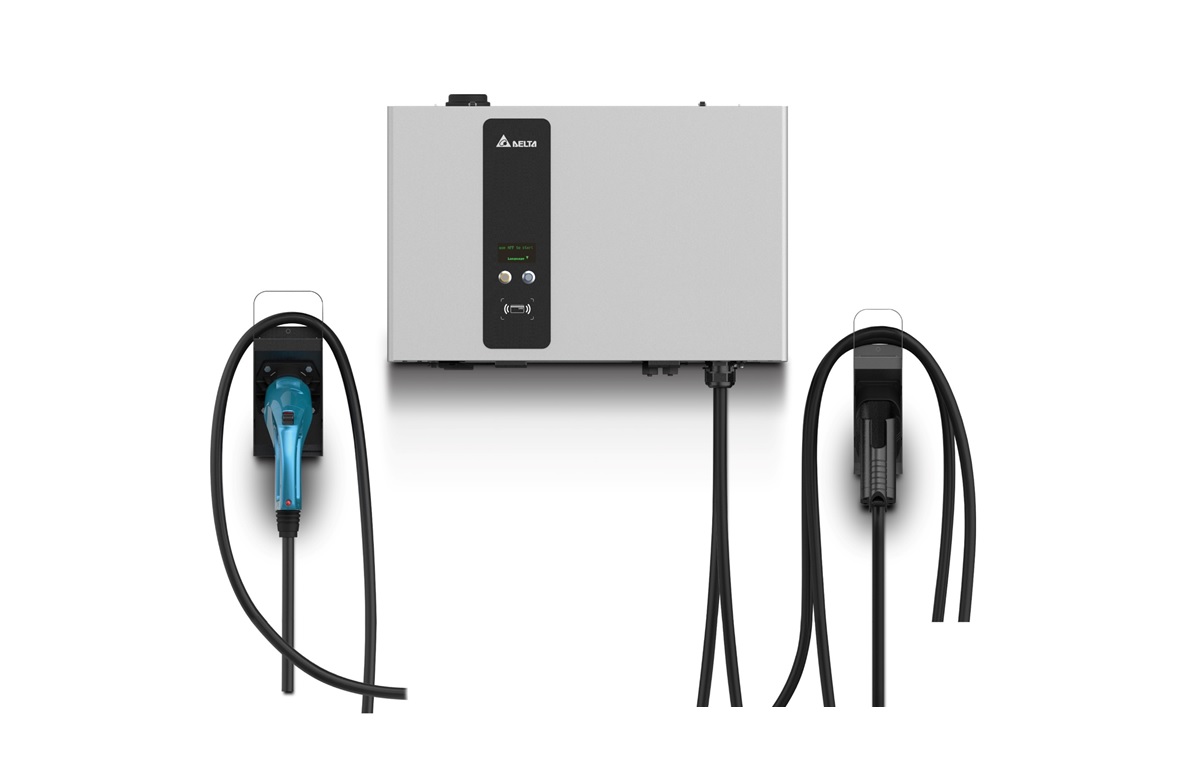 Delta supports EV test driving with DC quick charging at the