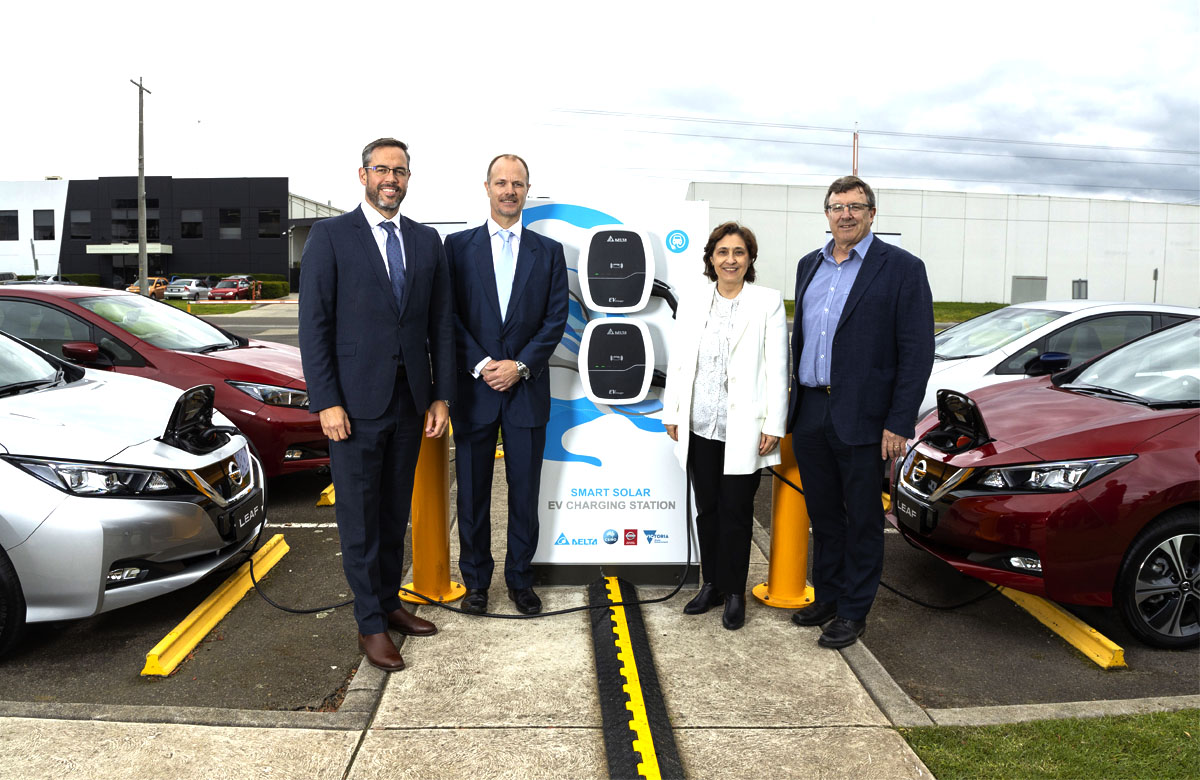 Delta, Nissan and CSIRO Launch Solar EV Charging