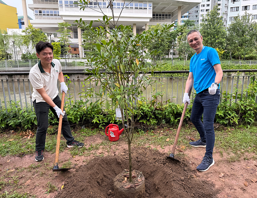 Delta Singapore Planting Trees