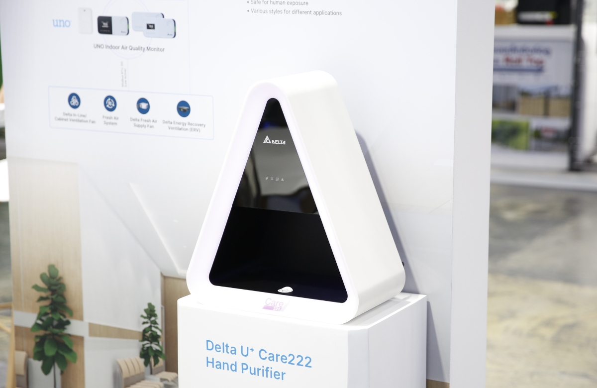 Delta U+ Care222 disinfection